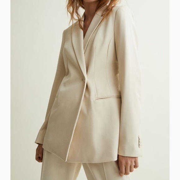 NWT H&M Beige Blazer - Picture 1 of 5